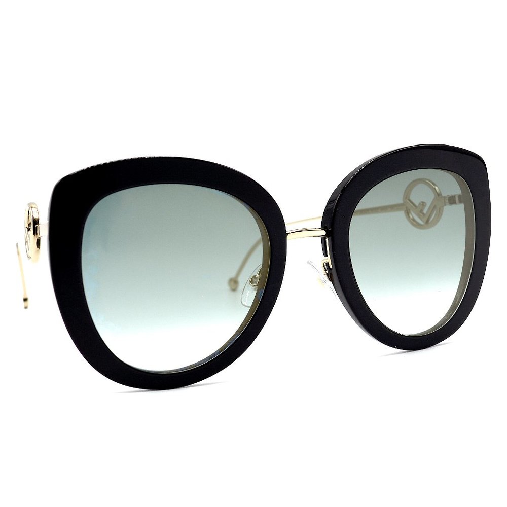 COPY - FENDI FF0409/S 807 BLACK GOLD AUTHENTIC SUNGLASSES